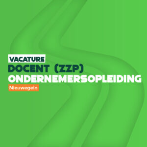 Vacature: Docent Planner en ondernemersopleiding (ZZP)